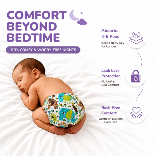 Bamboo Reusable Cloth Diaper - Eliphant