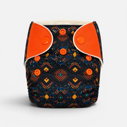 New Born Cloth Diaper Orange