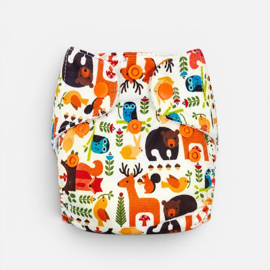 New Born Cloth Diaper Animals