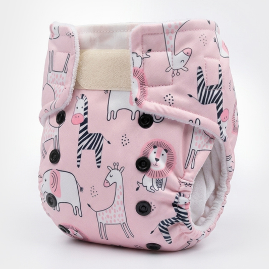 Newborn diaper Animal Print (2.5kg - 8kg)