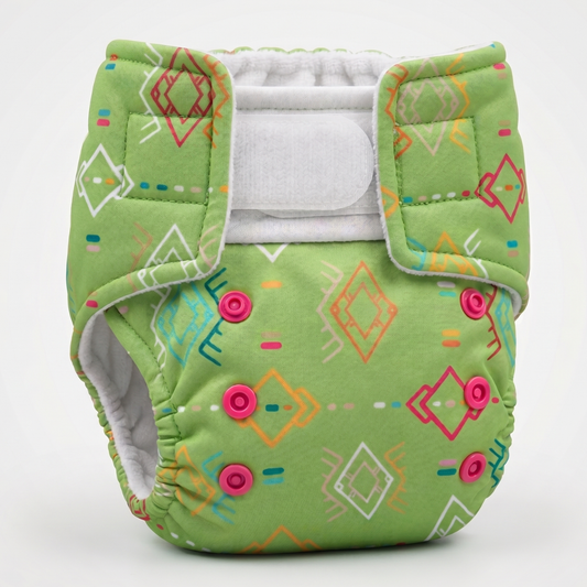 Newborn diaper Shapes  Print (2.5kg - 8kg)
