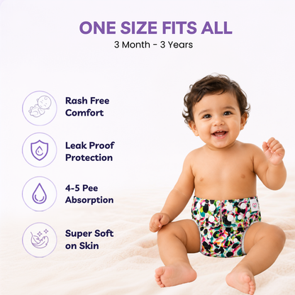 Neo Ultra Reusable Cloth Diaper - Bird