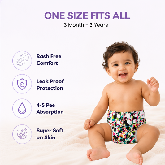 Neo Ultra Reusable Cloth Diaper - Bird
