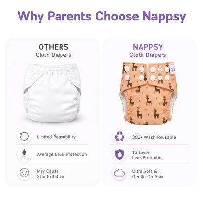 Neo Ultra Reusable Cloth Diaper - Deer