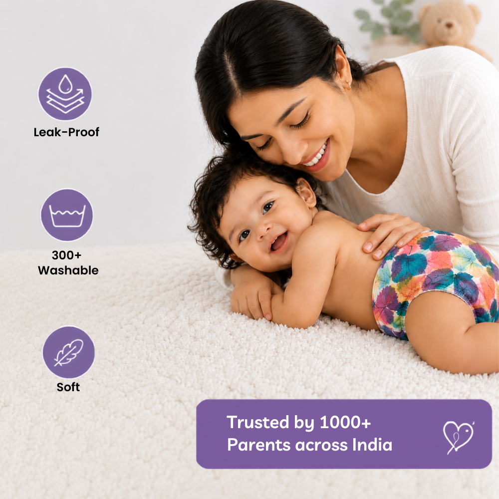 Neo Ultra Reusable Cloth Diaper Leaf 2