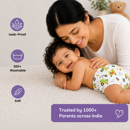 Neo Ultra Reusable Cloth Diaper - Car