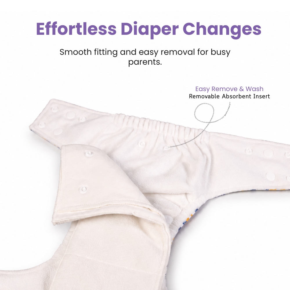 Neo Ultra Reusable Cloth Diaper Leaf 2