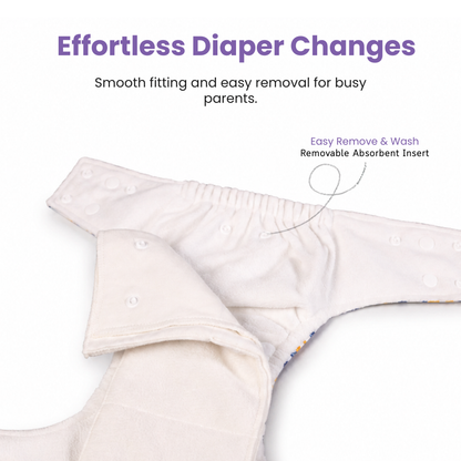Neo Ultra Reusable Cloth Diaper Leaf 2
